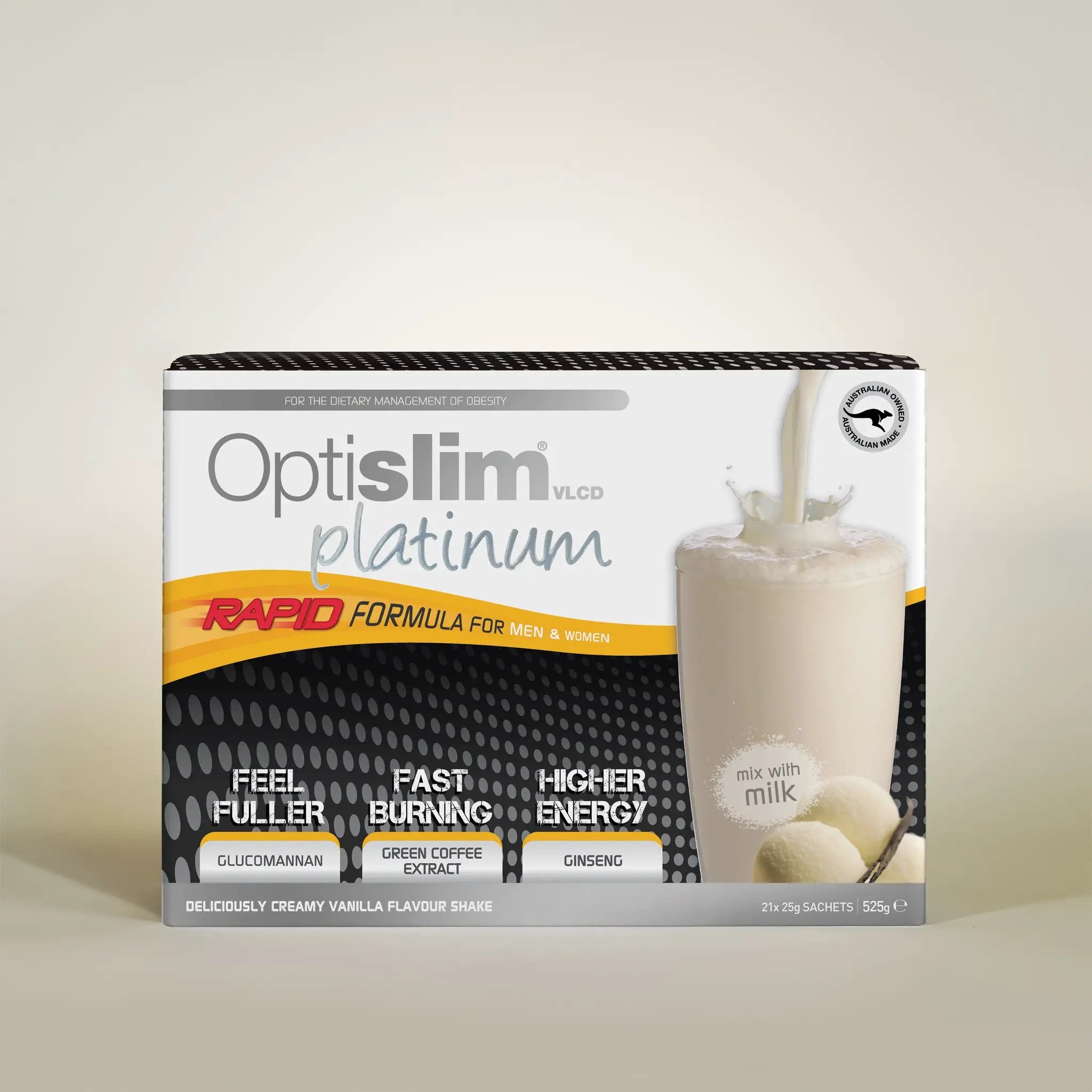 Optislim VLCD Platinum Shake Vanilla 21x25g