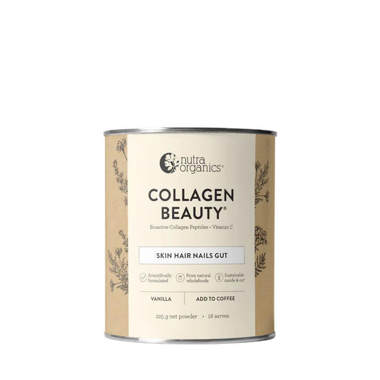 Nutra Organics Collagen For Coffee - Vanilla 225 gm - DominionRoadPharmacy