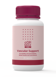 Vascular Support 60 capsules bottle - cGPMAX PLUS