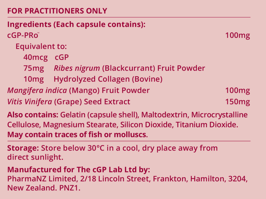Vascular Support suggested use and ingredients
