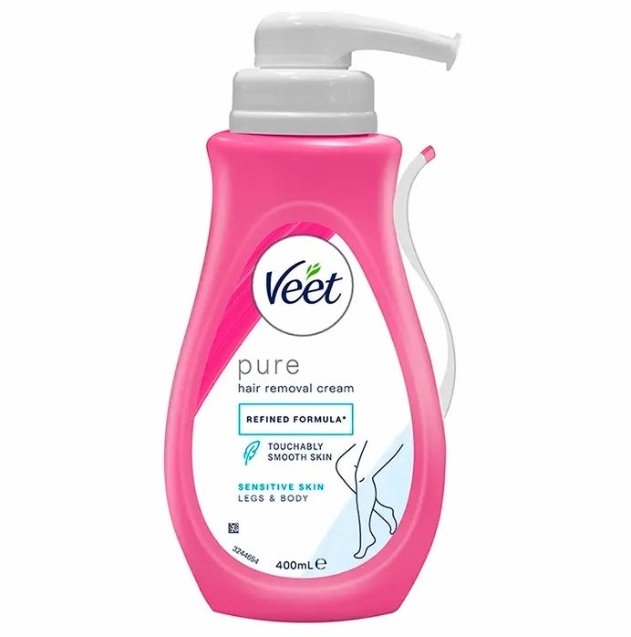 Veet Hair Removal Cream for Sensitive Skin 400ml hair removal cream,issues,Sensitive Skin Hair Care,Sensitive Skin Hair Removal,veet
