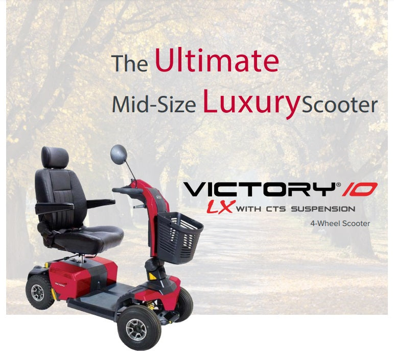 Pride Victory® 10 LX with CTS Suspension Mobility Scooter