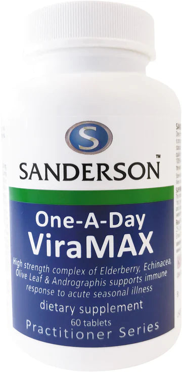 Sanderson 1-a-day ViraMAX Tablets 60 tablets children immunity,immunity,issues,kids immunity,kids super immunity,Malcolm Harker ImmuneTonic natural immunity,sanderson viramax,ViraMAX,Vitamin C Zinc Vitamin D Probiotic