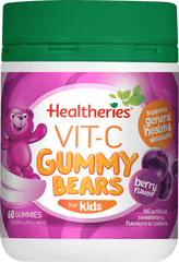 Healtheries Kids Vit C Gummy Bears Berry 60s cheaper than bargain chemist,cheaper than chemist warehouse,cheaper than HEALTH NZ,cheaper than NZ HEALTHSTORE,cheaper than pharmacy direct,cheaper than THE MARKET,gummies,harker herbals vitamin c,healtheries,h