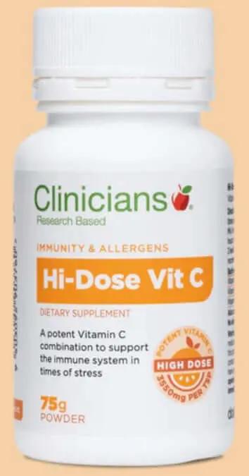 Clinicians Hi-Dose Vitamin C Powder cheaper,clinicians,clinicians hi-dose vit c,Clinicians Hi-Dose Vitamin C Powder,high dose,issues,lipo sachets,lipo vitamin c,livon,lypospheric,vitamin C