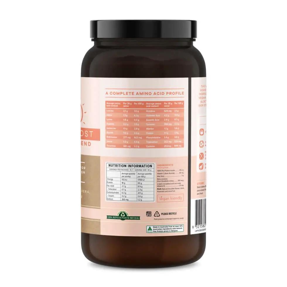 Vital Collagen Boost Vegan Protein Blend Cacao 500GM Active Recovery Plant Formula,Active Recovery PlantFormula,advanced recovery,collagen,collagen Boost,collagen formula,Collagen Protein,Collagen Protein Chocolate,collagen repair,collagen support,Comfort