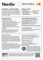 Nordia Vitamin C 1200mg 14 Pack
