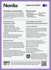 Nordia Vitamin D3 1000IU 14 Pack