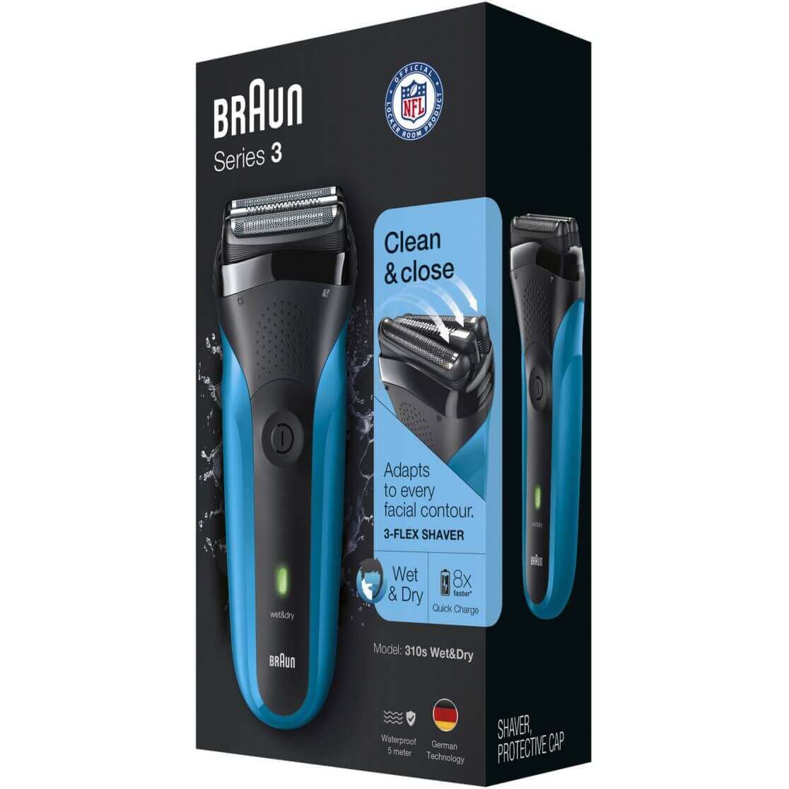 Braun S3 310s Wet & Dry shaver Braun M30 Shaver,Braun S3 310s Wet & Dry shaver,Braun Shaver,Braun’s MobileShave,Electric Razors,Foil Shaver,Mobile Foil Shaver,Mobile Shaver,Razors,Wet & Dry shaver