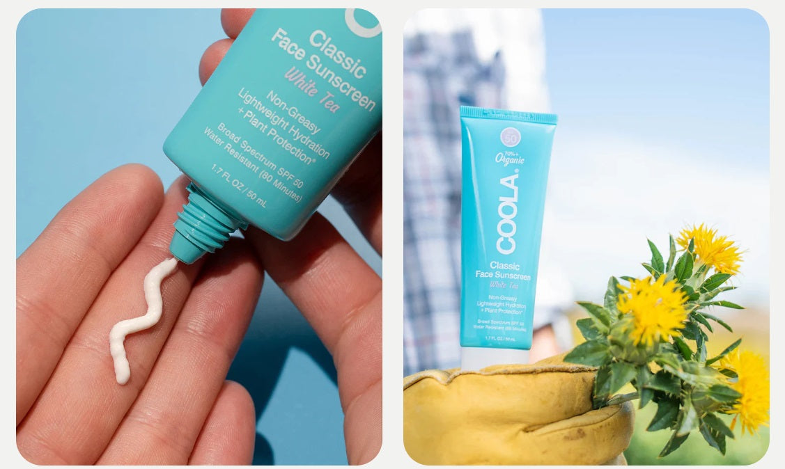 Coola Classic Face Sunscreen Lotion SPF50 Fragrance Free &amp; White Tea 50ml