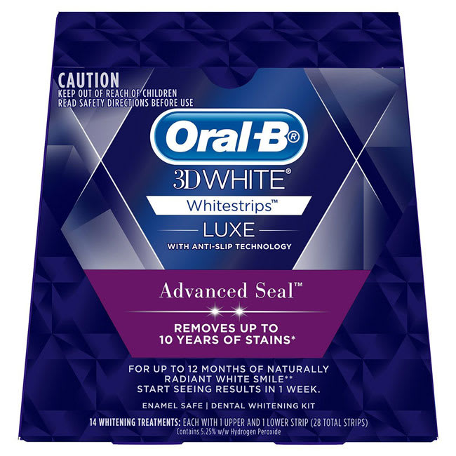 Oral B 3D White Whitestrips Advance Seal 14 pack issues,luxe,oral b,oralb,teeth,teeth whitening,white smile,whitening
