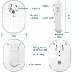 Wireless Caregiver Pager x 2 Call button Pendants