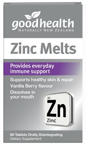 Good health Zinc Melts 60 Tablets Good health Zinc Melts,Goodhealth Zinc Melts,healthy skin,immune,immune boost,immune health,immune support,issues,zinc