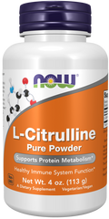 now L-Citrulline Pure Powder 113 g citrulline,issues,Now,Now Products,Now suppl,Now supplements,Now Vitamins
