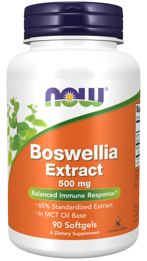 now Boswellia Extract 500mg 90 softgels