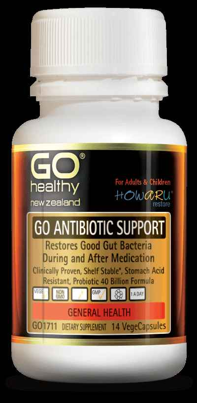 Go Healthy Go Antibiotic Support 14 Vege Capsules Christmas gift,christmas sale,issues
