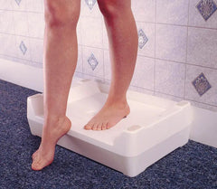 Ashby bathroom two-step 2 step,Accessibility,Adjustable,Anti-bacterial,bath stool,Bathroom,cubro shower stool,Durable,Easy-to-clean,Homecare,Hygienic,issues,Lightweight,Non-moulding,Non-slip,Safe working load,Safety,shower stool,Slip-resistant,Stable,Step