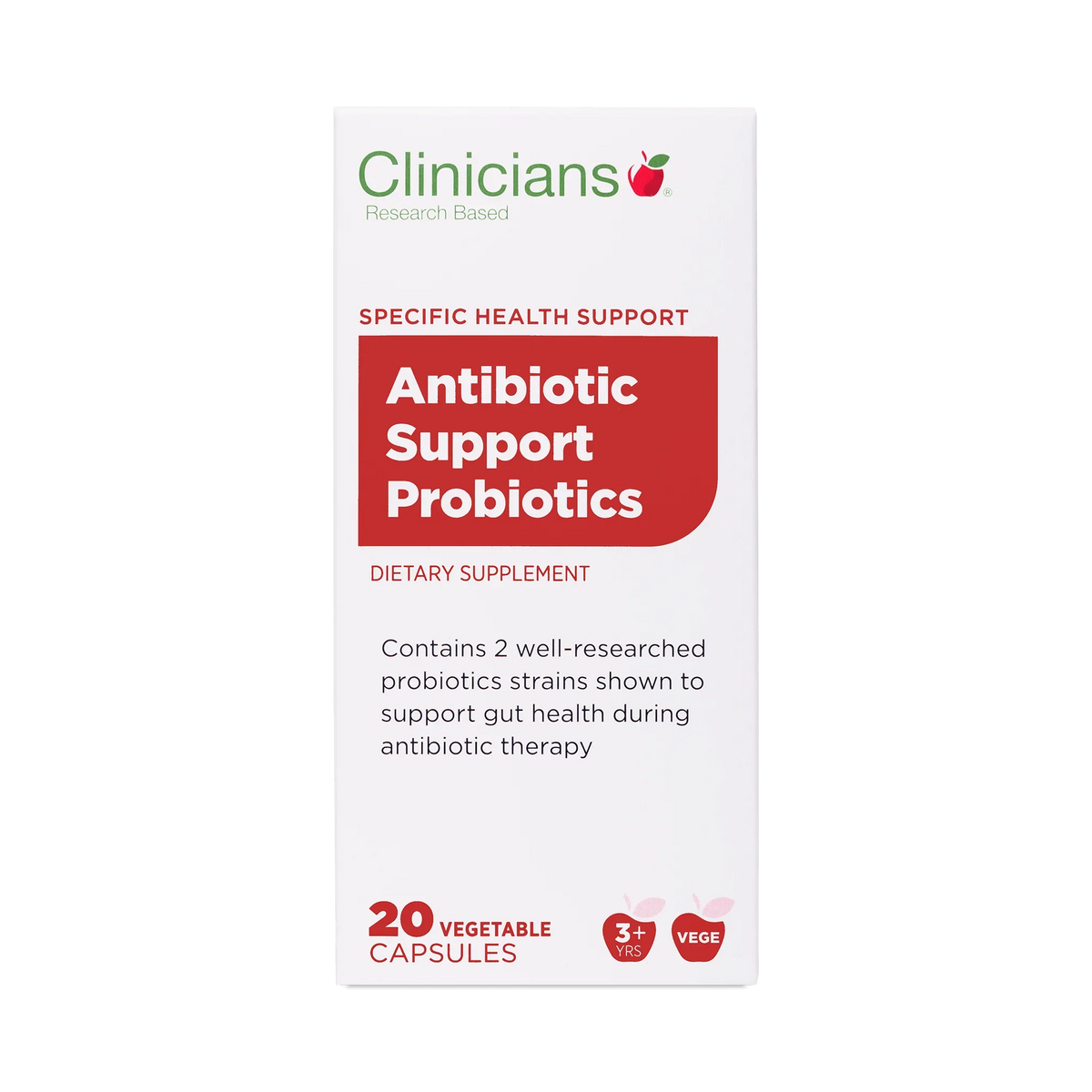 Clinicians Antibiotic Support Probiotics 20 Caps cheaper than vitamins.co.nz,clinician,clinicians,clinicinas,issues,kids multivitamin,liposomal vitamin c,multivitamin,multivitamin for kids,vitamin,vitamin b12,vitamin b3,vitamin c,vitamin d,vitamin d3,vita