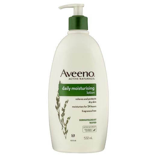 AVEENO Active Naturals Daily Moisturising Lotion 24-hour moisture,Adult skincare,Allergy tested,Aveeno love,Citric acid,Clinically proven,Daily moisturizing,Dry skin relief,Fragrance-free,Gentle formula,issues,moisturiser,moisturising lotion,Oat kernel fl