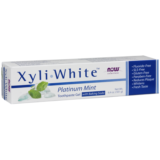XyliWhite Toothpaste Gel 181g Platinum Mint with Baking Soda gentle toothpaste,issues,Now,Now Product,Now Products,NOW SUplements,Now suppl,Now Supplement,Now supplements,Now Vitamin,Now Vitamins,toothpaste,whitening toothpaste,XyliWhite
