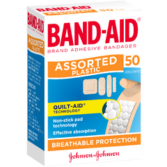 Band-Aid Assorted Shapes 50 band-aid,issues