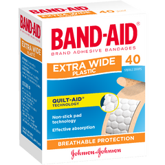 Band-Aid Adhesive Strips Extra Wide 40 band-aid,issues