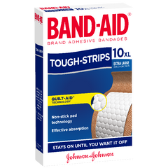 Band-Aid Tough Strips Extra Large 10 band-aid,BANDAID,issues