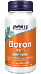 now Boron 3mg 250 veg capsules Boron,issues,joint and bone health,Now,now Boron 3mg,Now Products,Now suppl,Now supplements