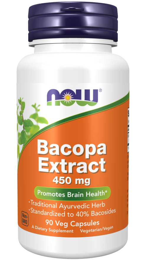 now Bacopa Extract 450mg 90 veg capsules Ayurvedic medicine,Bacopa,Bacopa Extract,issues,Now,Now Products,Now suppl,Now supplements