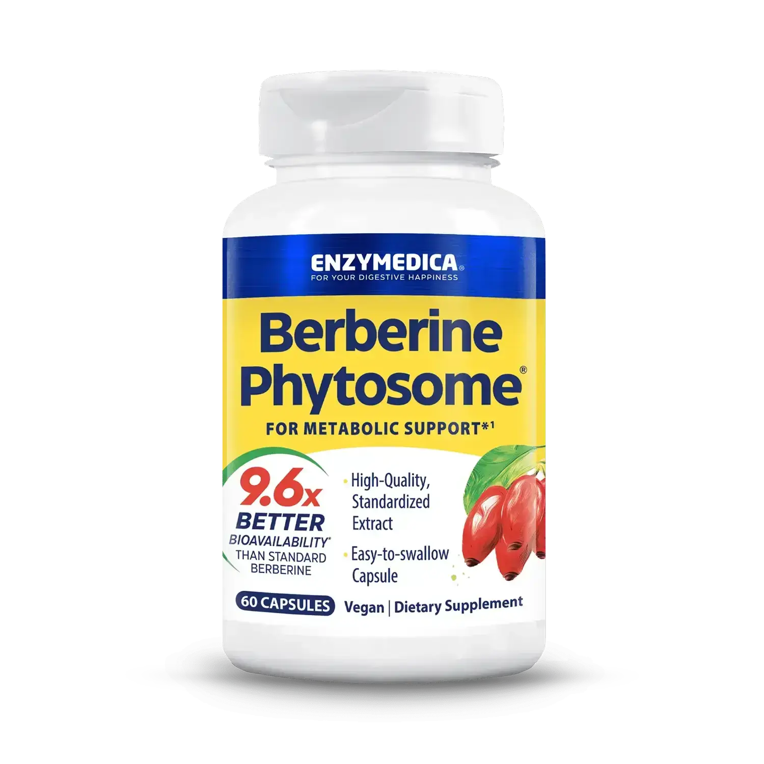 Enzymedica Berberine Phytosome 60 Veggie Caps