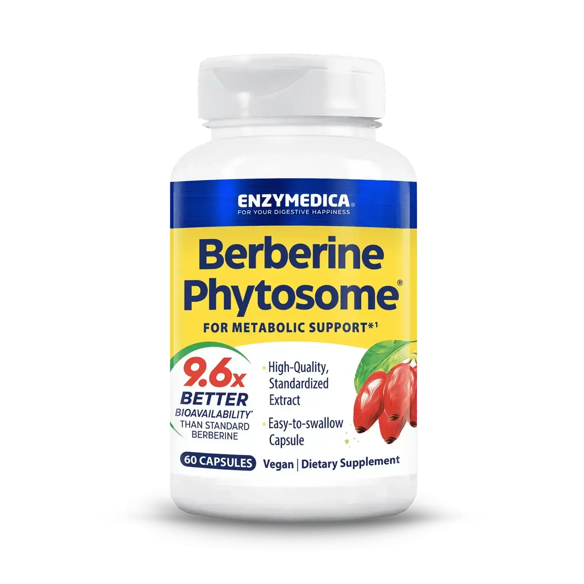 Enzymedica Berberine Phytosome 60 Veggie Caps