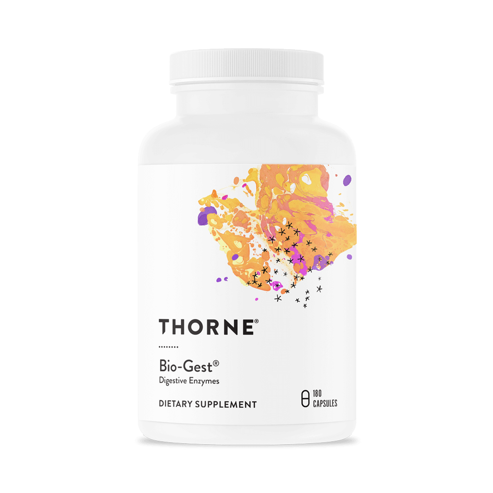 Thorne Advanced Digestive Enzymes (formerly Bio-Gest) Bio-Gest 180 Capsules digestive enzymes,enzymes,issues,multivitamin,proteolytic enzymes,thorne,vitamin,vitamin c,vitamin d,vitamin d3,vitamin e,vitamins,Vitamins and Supplements,vitamins minerals