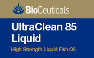 Bioceuticals UltraClean 85 Liquid High Strength Liquid Fish Oil 200 ml Bioceuticals,general health,general well being,issues,omega 3,omega 3 fatty acids,ultraclean,UltraClean 85 Liquid High Strength Liquid Fish Oil