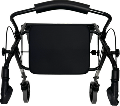Heavy Duty Premium Rollator Stable Mobility Walker With Reinforced Frame Wide Seat Storage