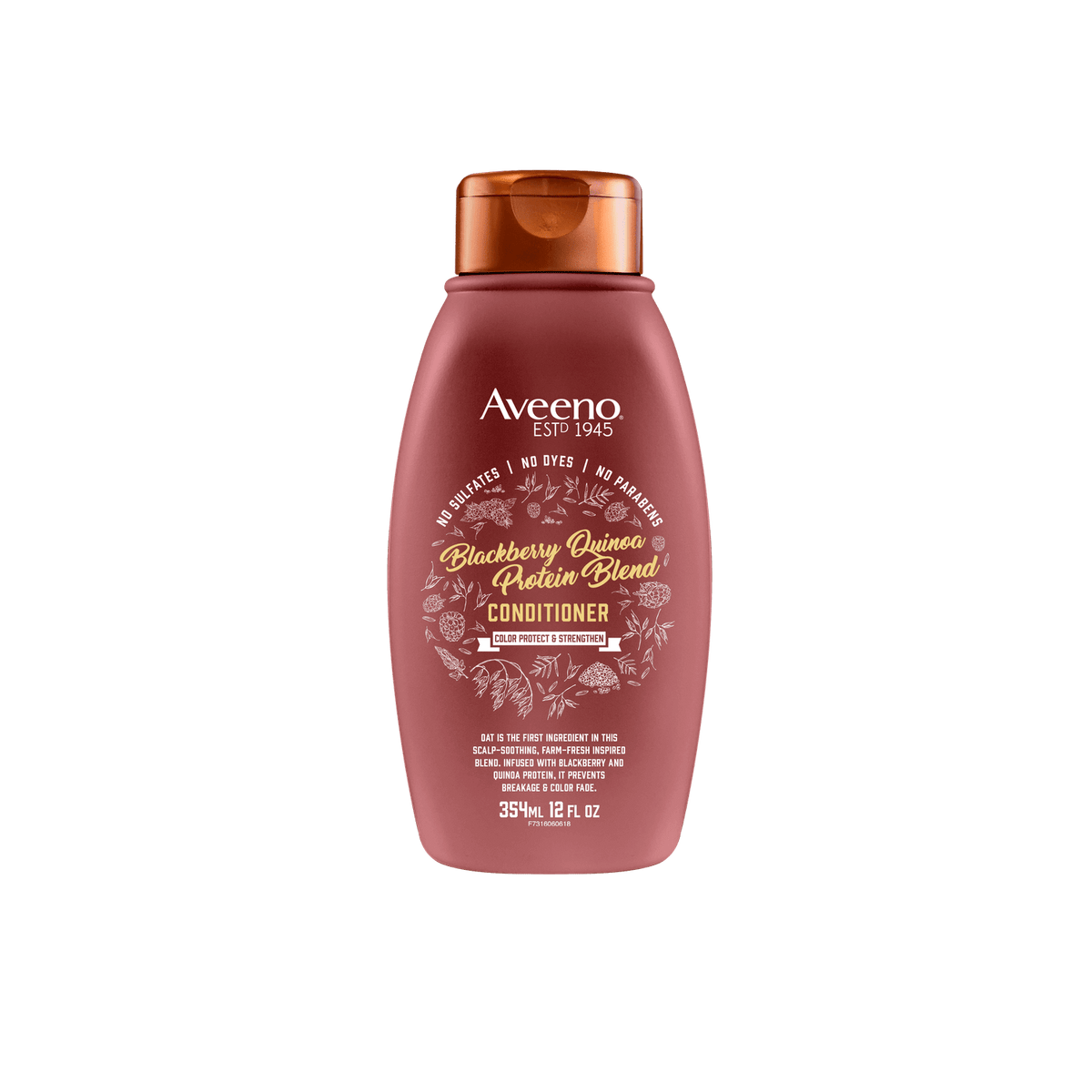 Aveeno Blackberry Quinoa Protein Blend Conditioner 354ml Aveeno Blackberry Quinoa Protein Blend Conditioner,conditioner,hair conditioner,hair protein,haircare,issues