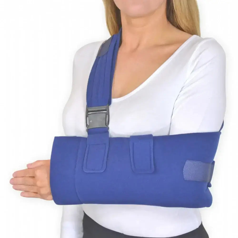 Lancaster Shoulder Sling One Size Blue arm sling,bone support,Braces And Supports,Lancaster Shoulder Sling,new,Shoulder Sling,SLING,Support & Braces,Supports