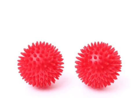 8CM - HARD SPIKY BALL - 2PC