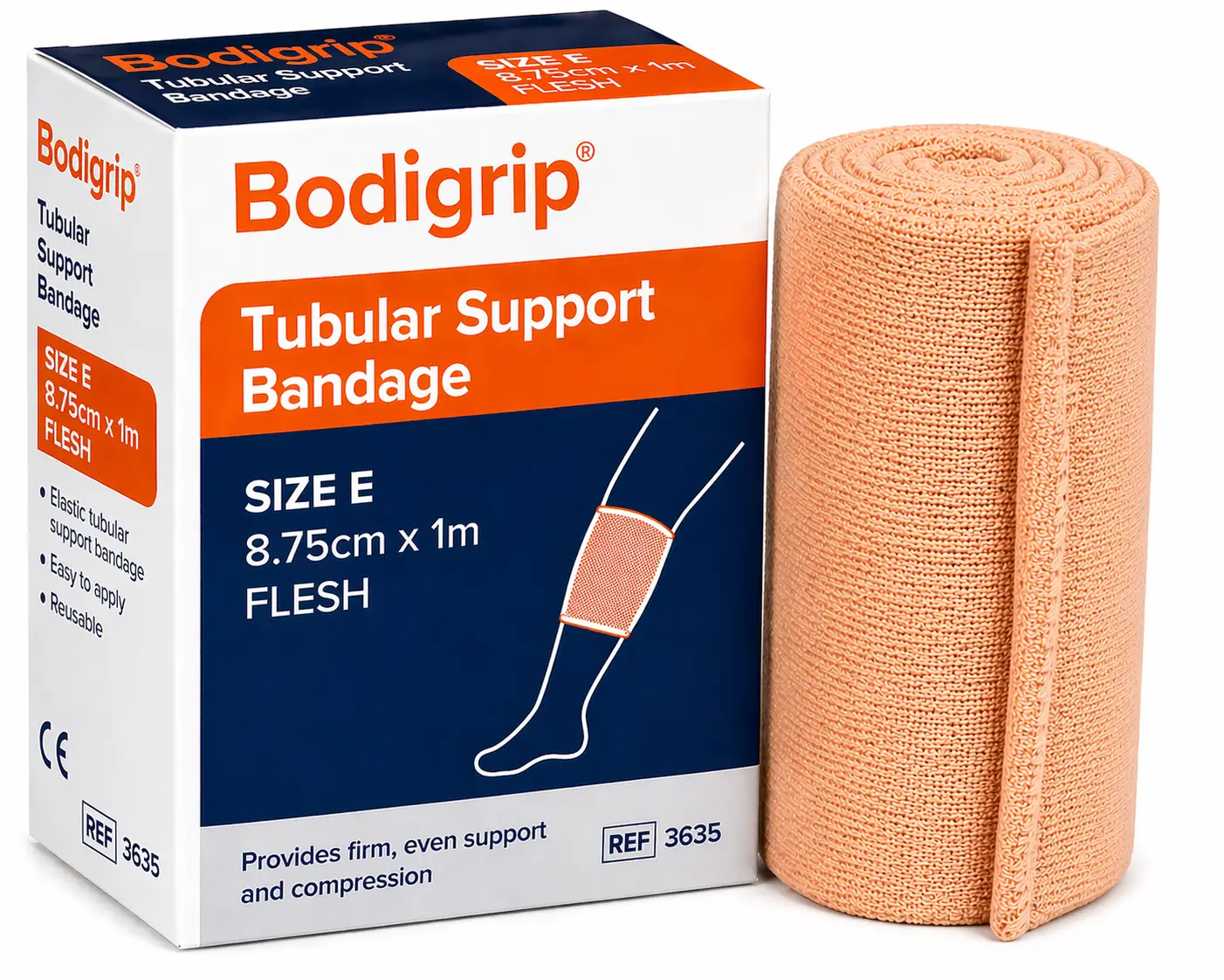 Bodigrip Tubular Support Bandage Provides Firm, Even Support And Compression Bandage