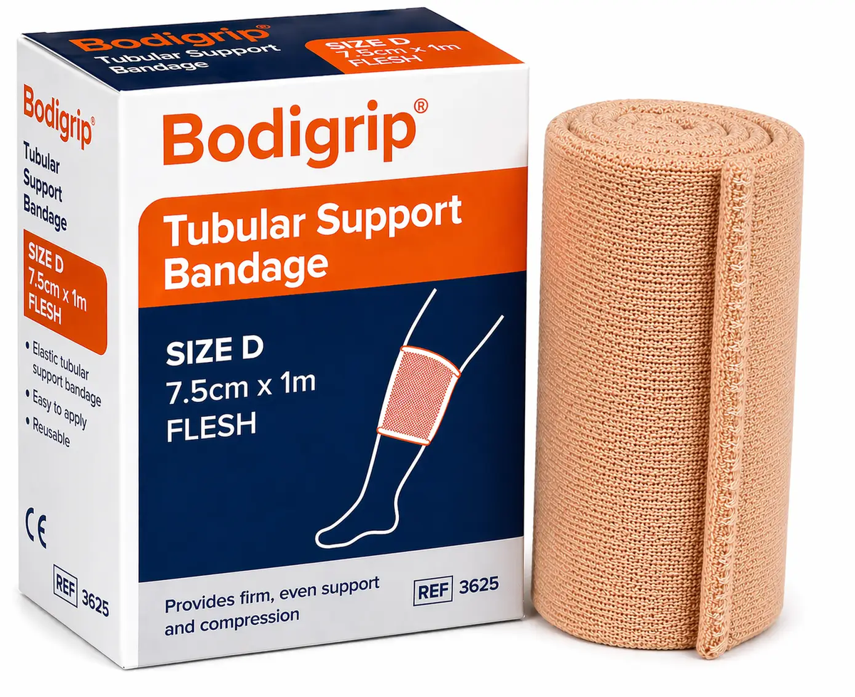 Bodigrip Tubular Support Bandage Provides Firm, Even Support and Compression Elastic Bandage