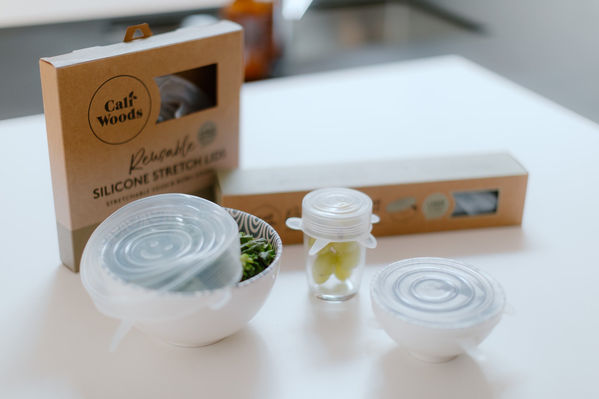 CaliWoods Silicone Stretch Lids Mixed Pack x6 image 4