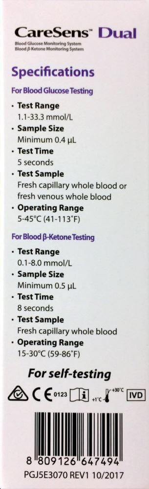 CareSens Dual Blood Glucose & Ketone Monitoring System blood,caresens,diabetes,dual,glucose,issues,ketone,monitoring,testing