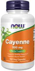 now Cayenne 500 mg 100 Veg Capsules Cayenne,google,issues,Now,Now Products,Now suppl,Now supplements