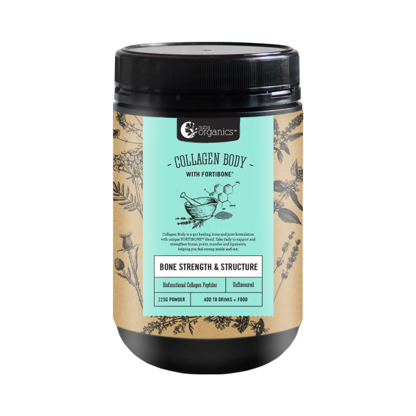 Nutra Organics Collagen Bone Strength Body Supplement 225gm Bone Strength Supplement,Collagen Body Supplement,Nutra Organics Collagen,optimized,Organic Bone Health