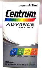 Centrum Advance Multivitamin 100 tablets centrum,centrum advance,issues,multivitamins