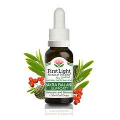 First Light Chakra Balance Support Flower Essence Oral Drops 20ml – Natural Inner Balance Remedy