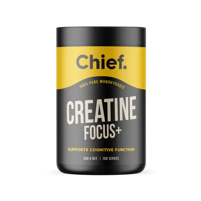 Chief Creatine Focus+ Supports Cognitive Function And Focus Creatine Monohydrate Supplement 300 g