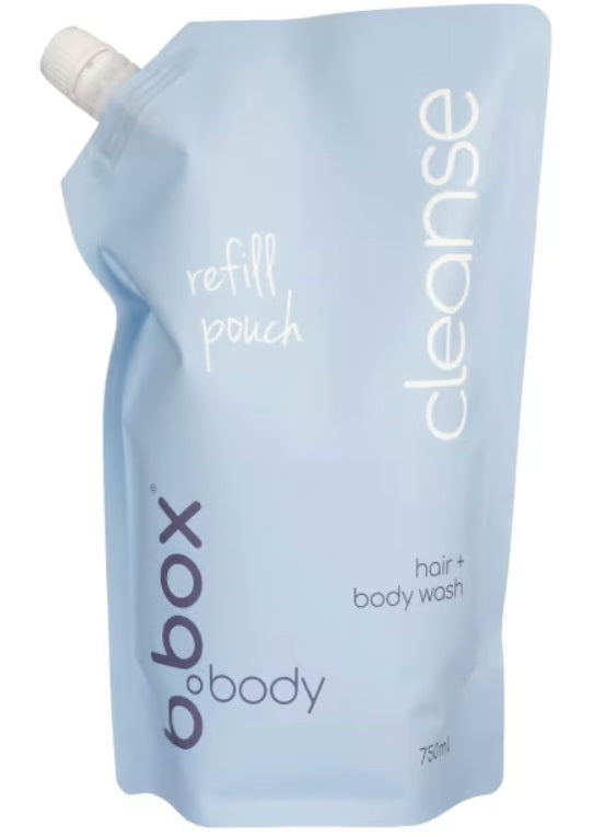 b.box body cleanse 750ml refill pouch