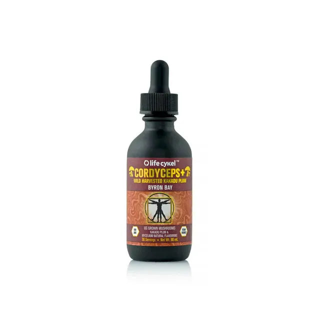 Life Cykel | Cordyceps Mushroom Extract | 1010mg Active Per 2ml Serve | Immune & Energy Support