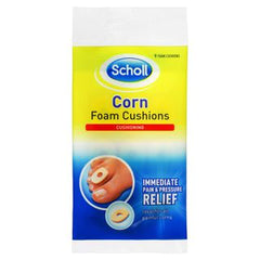 Scholl Corn Foam Cushions Clear gel,Corn Foam,corn foam cushions,designed not to slip in shoe,discreet design,Feet Cushions,Feet Heel Cushions,Fits comfortably,Fits comfortably in Shoes,GelActiv technology,Heel Cushions,issues,No slip in shoe,No-slip tech