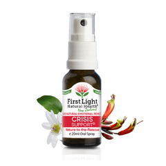 First Light Crisis Support Flower Essence Oral Spray 20ml – Natural Emergency Emotional Remedy